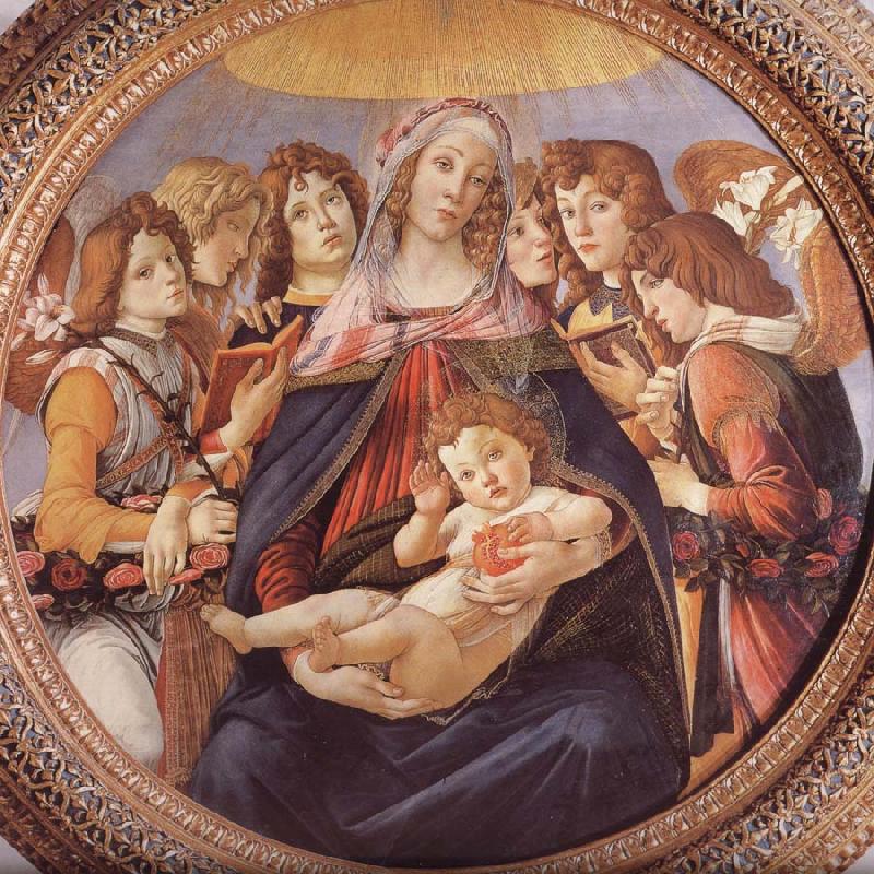 Our Lady of the eight sub-angel, Sandro Botticelli